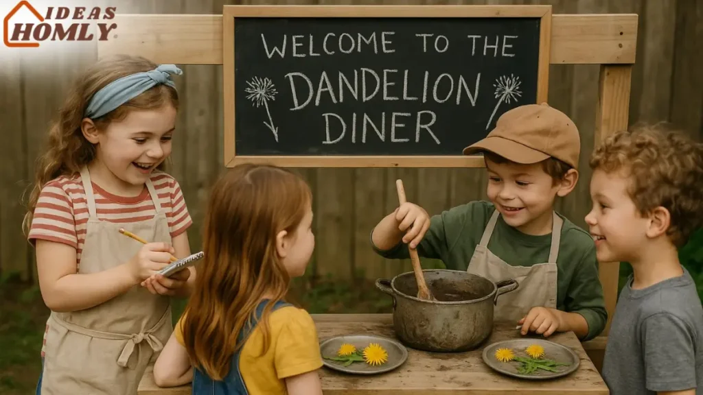 Backyard Café Roleplay For Mud Kitchen