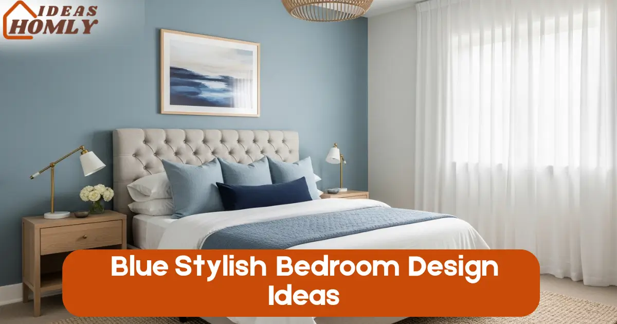 Blue Stylish Bedroom Design Ideas
