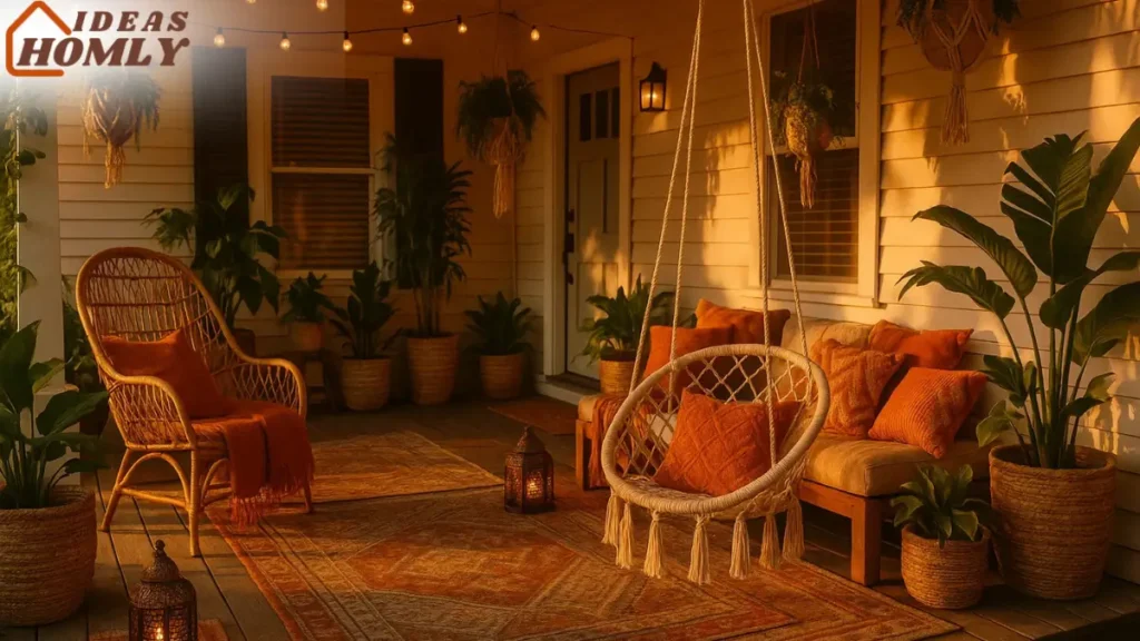 Boho Style Front Porch Decor Ideas
