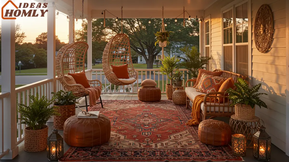 Boho Style Front Porch Ideas