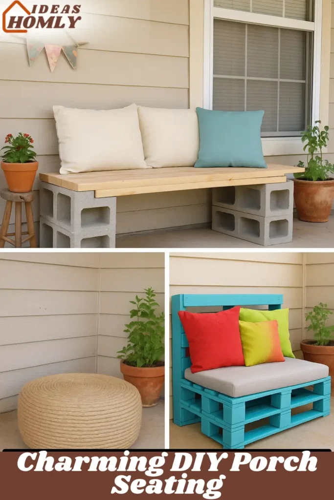 Budget-Friendly & DIY Porch Seating Ideas