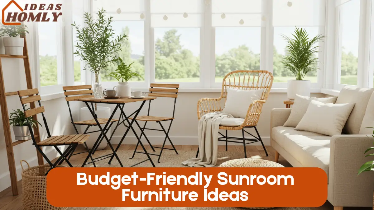 Budget-Friendly Sunroom Furniture Ideas