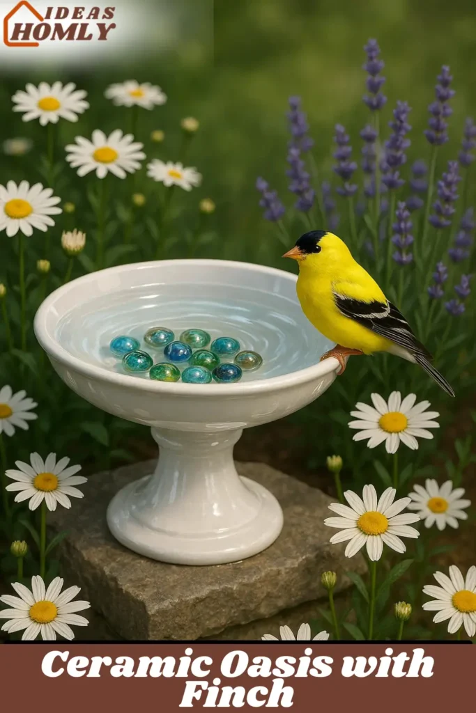 Cake Stand Bird Bath