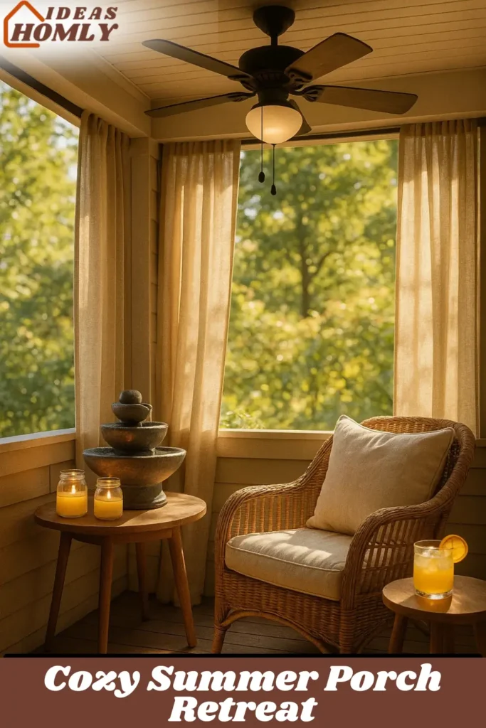 Comfort & Functional Touches In SUmmer