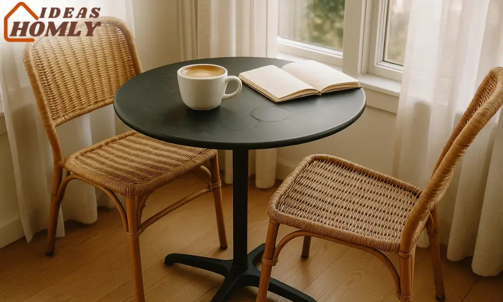 Compact Bistro Table & Chairs
