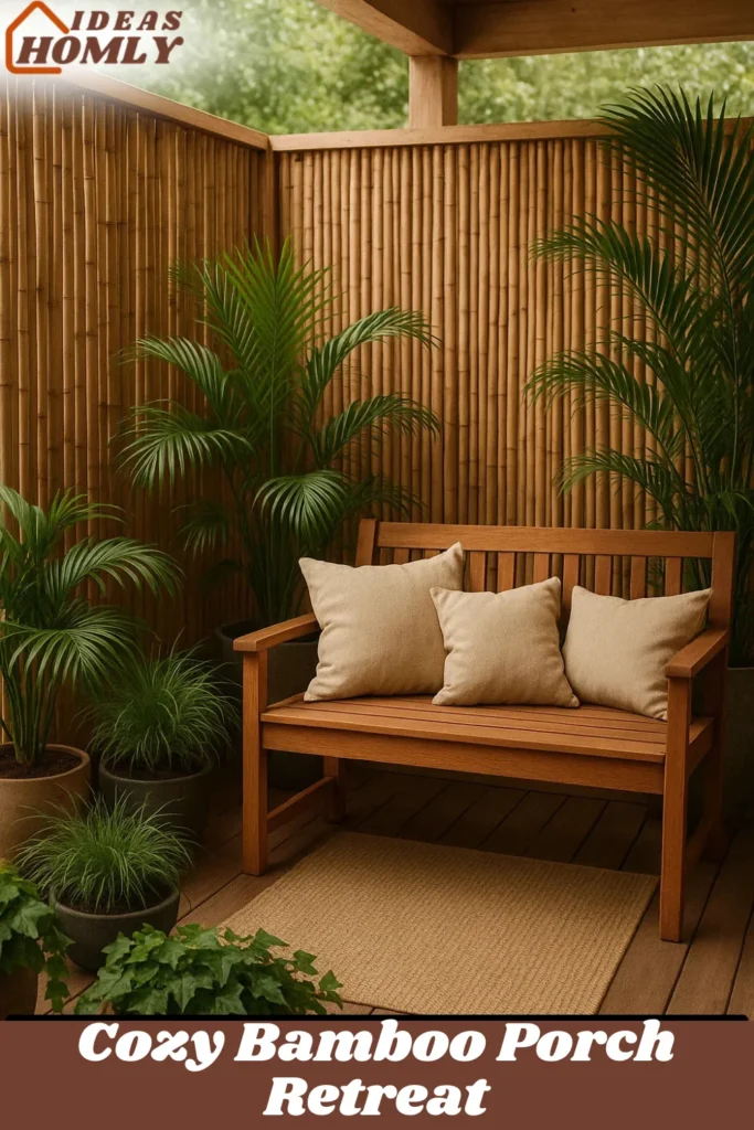 Cozy Bamboo Porch Retreat (Privacy)