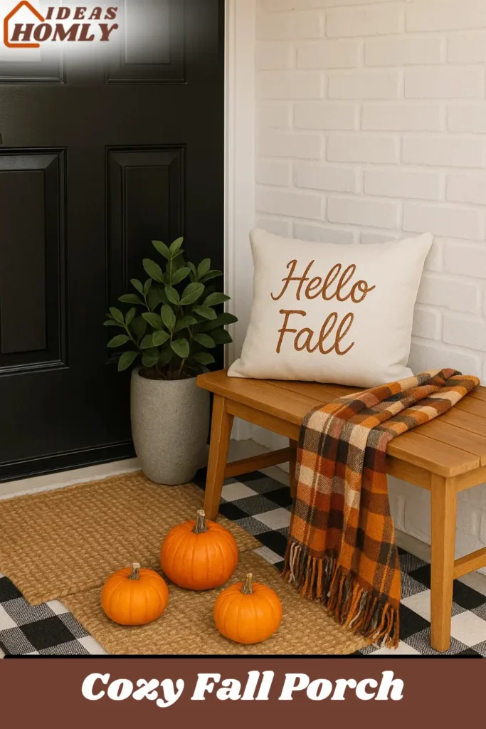 Cozy Fall Porch