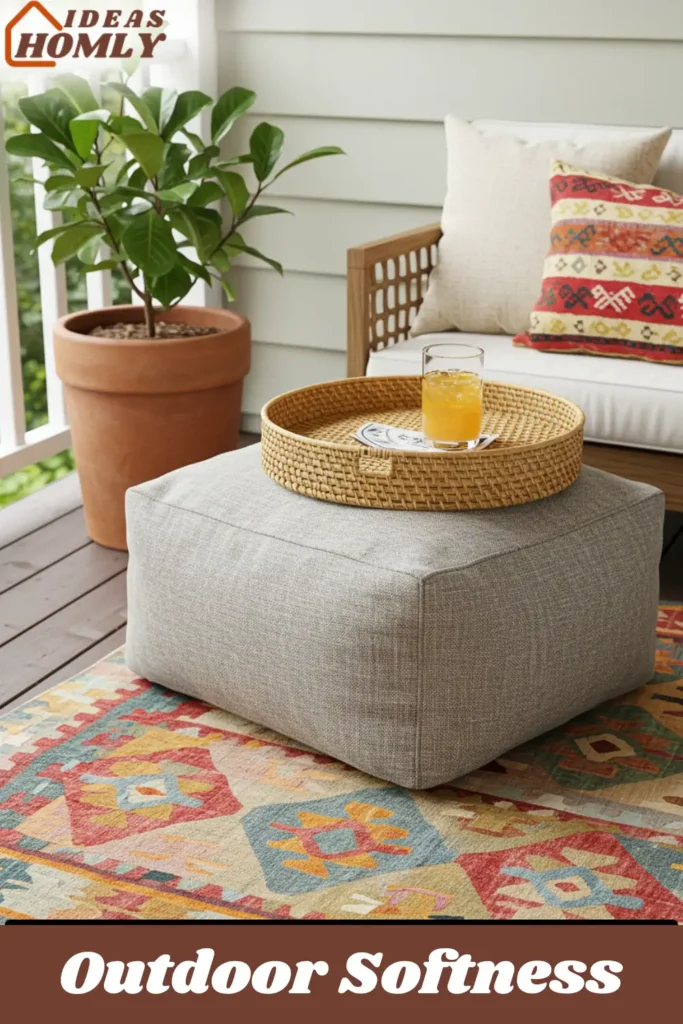 Cozy Textiles and Outdoor Softness