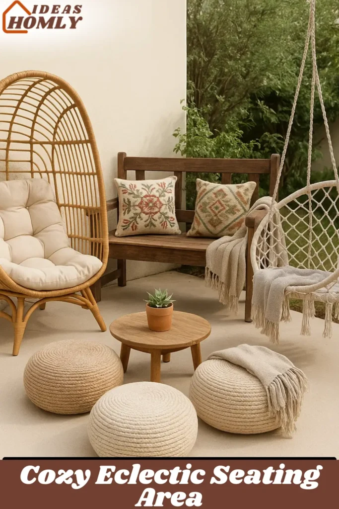 Cozy and Casual Boho Seating