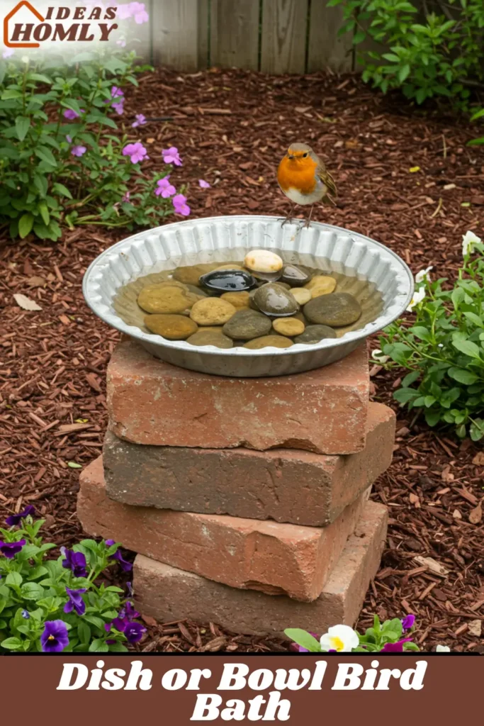 Dish or Bowl Bird Bath