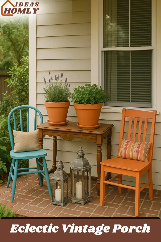 Eclectic Vintage Porch