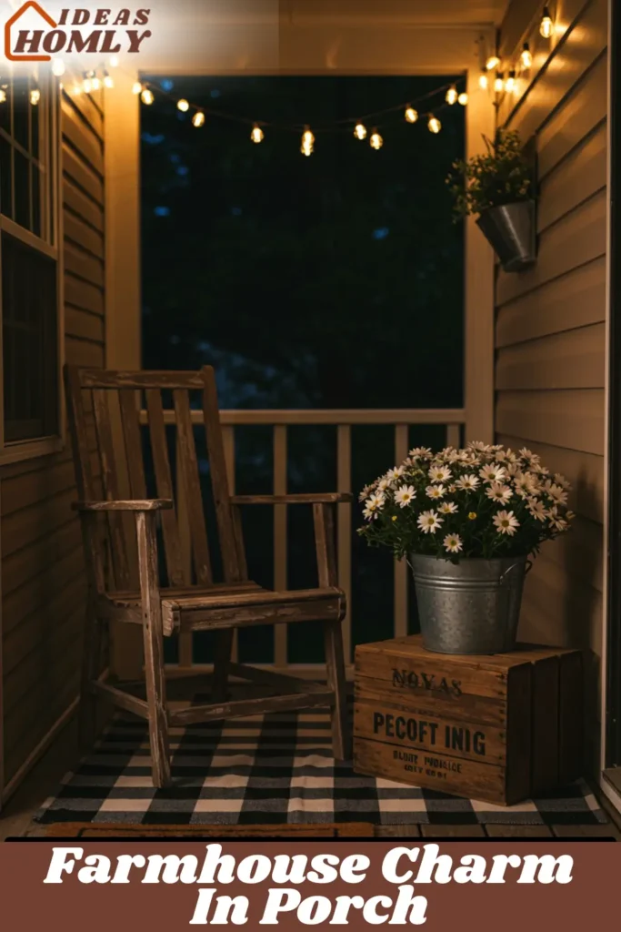 Farmhouse Charm In Porch