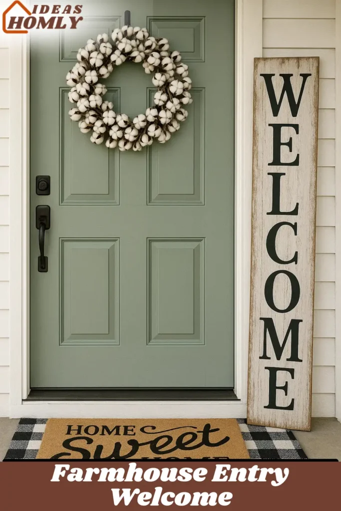 Farmhouse Entry Welcome