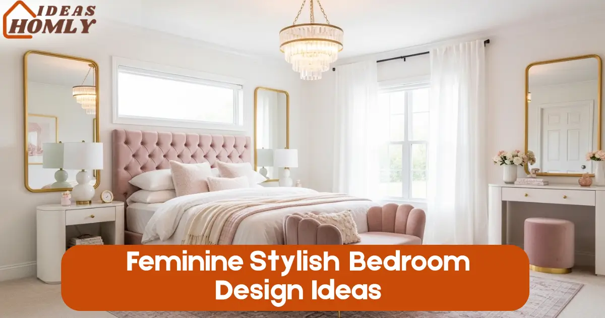 Feminine Stylish Bedroom Design Ideas
