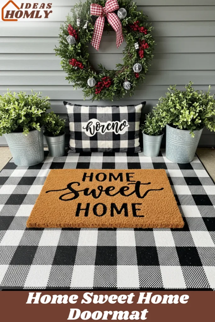 Functional Door Mats with Personality