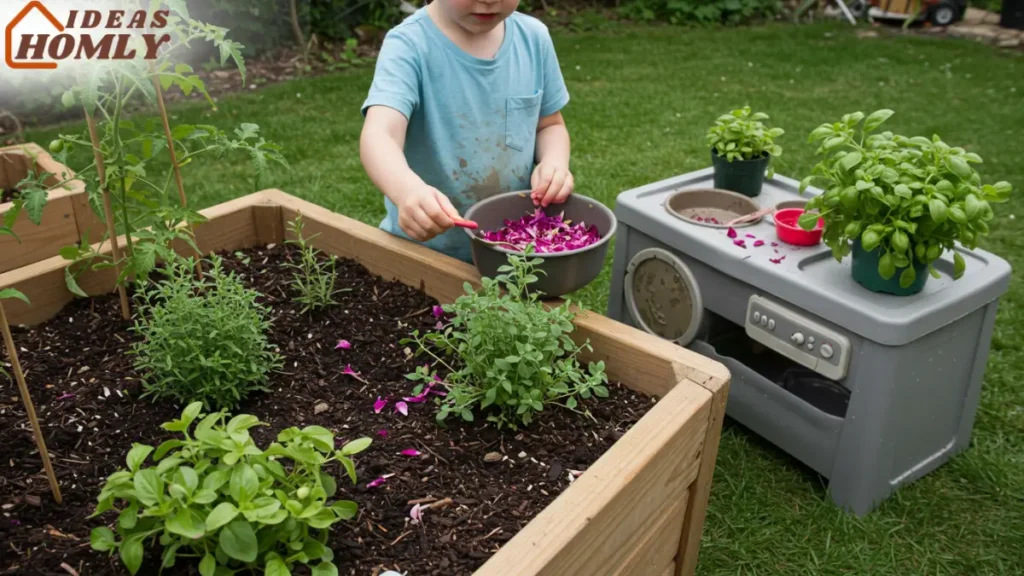 Garden-to-Kitchen Play For Mud Kitchen Playing