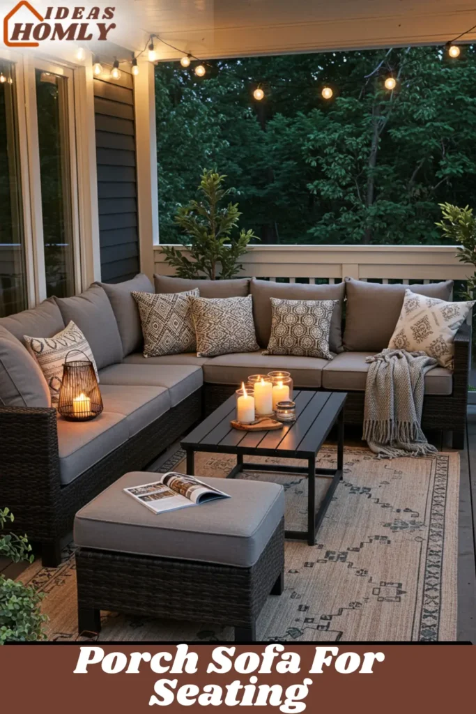 Go Big with a Porch Sofa or Sectional