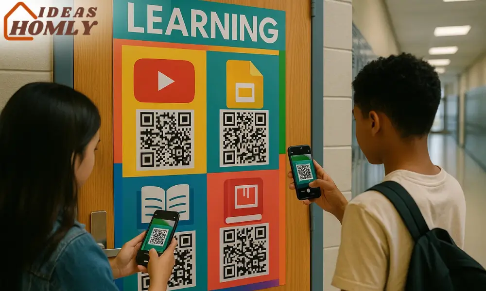 Interactive AR QR-Code Portal
