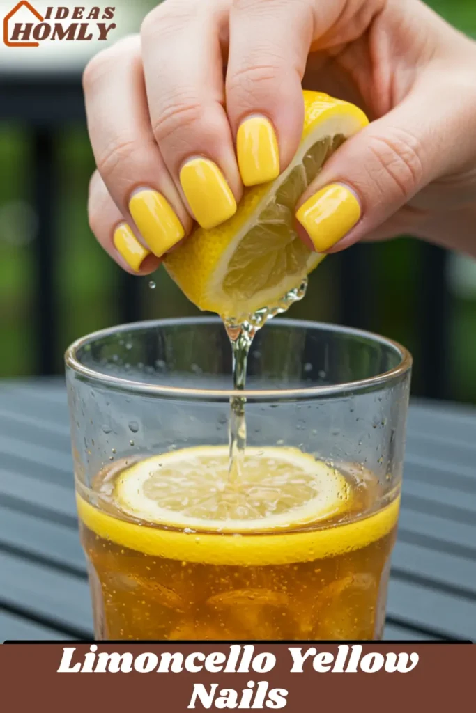 Limoncello Yellow Nails