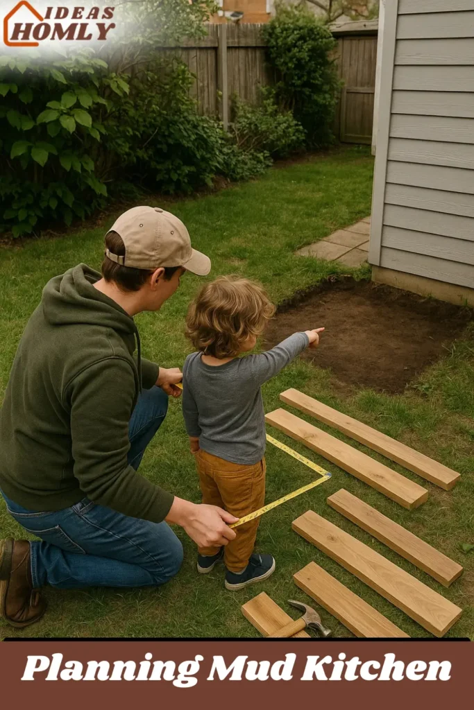 Location & Size Planning For A Mud Kitchen