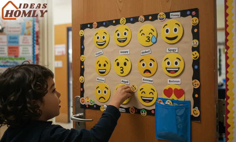 Magnetic Emoji Mood Check-In