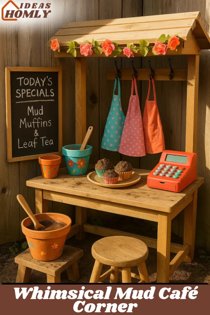 Miniature Mud Café with Menu Boards