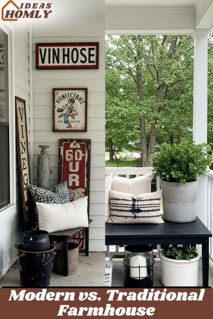 Modern Farmhouse vs. Traditional Farmhouse