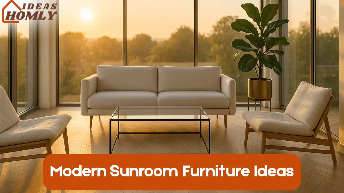 Modern Sunroom Furniture Ideas
