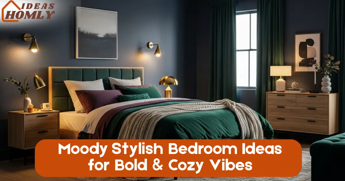Moody Stylish Bedroom Ideas for Bold & Cozy Vibes
