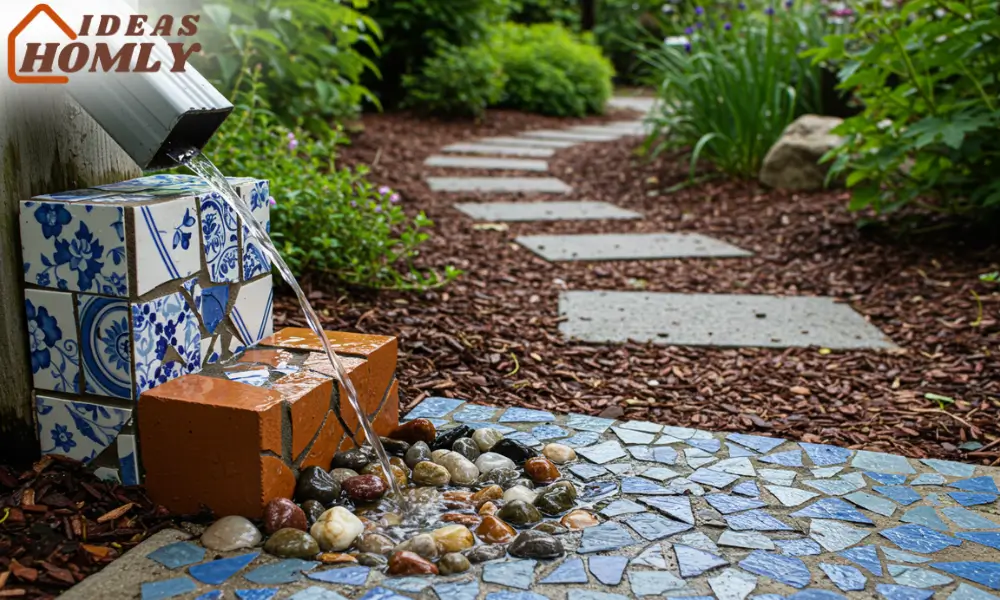 Mosaic Splash Block Pathway
