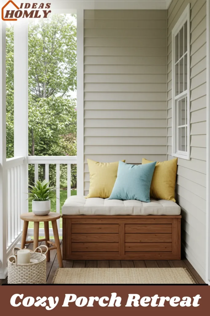 Multi-Functional Furniture in Small Porch