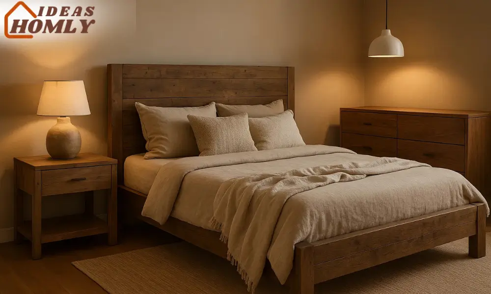 Natural Wood Furniture Bedroom – Reclaimed Style Elegance