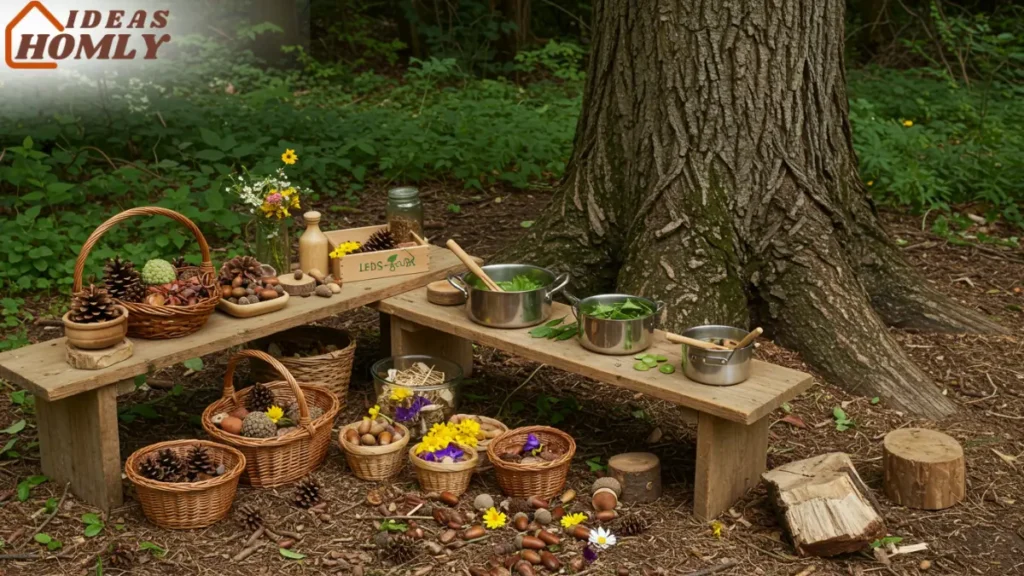 Nature-Inspired Forest Mud Kitchen