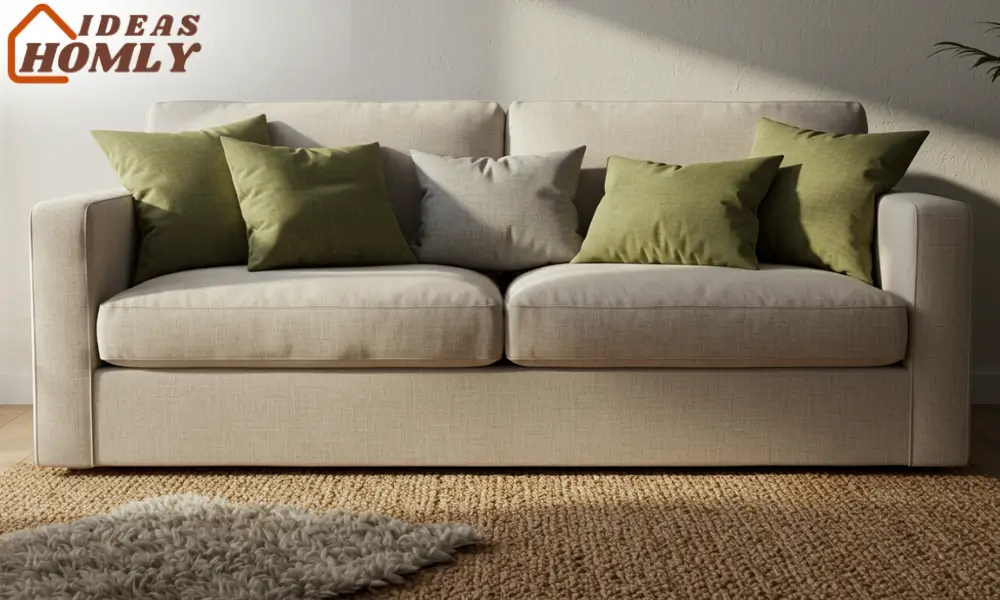 Neutral Slipcovers & Natural Rugs
