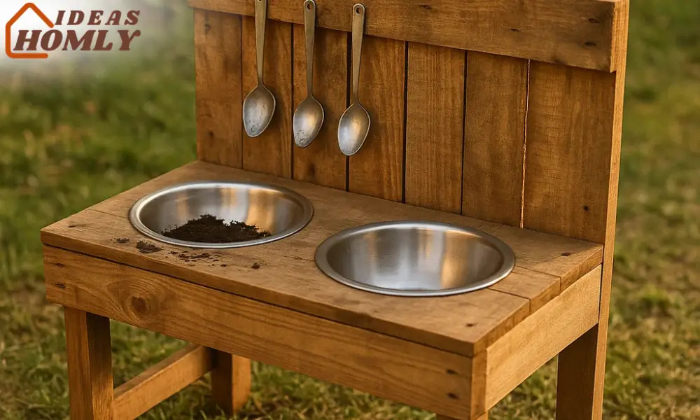 Pallet-Framed Double Sink