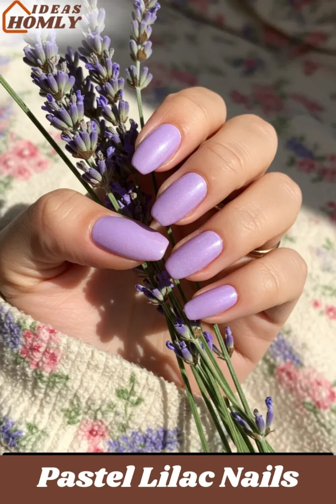 Pastel Lilac Nails