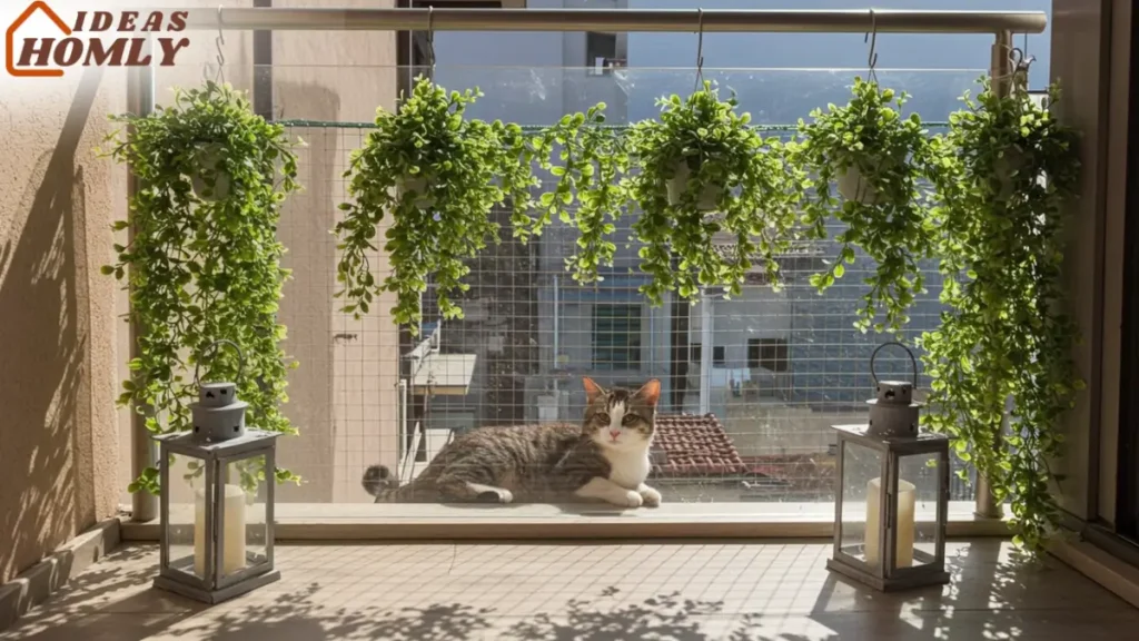 Pet-Friendly Barrier In Small Apartment Porch