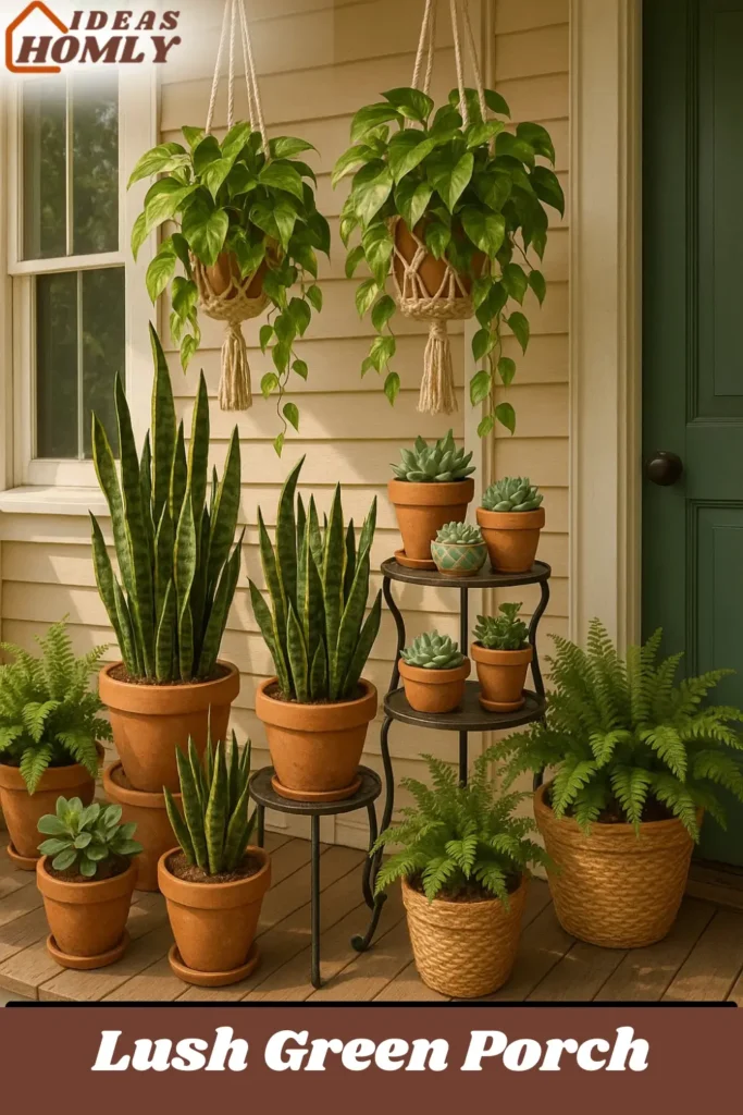 Plant-Filled Porch Paradise