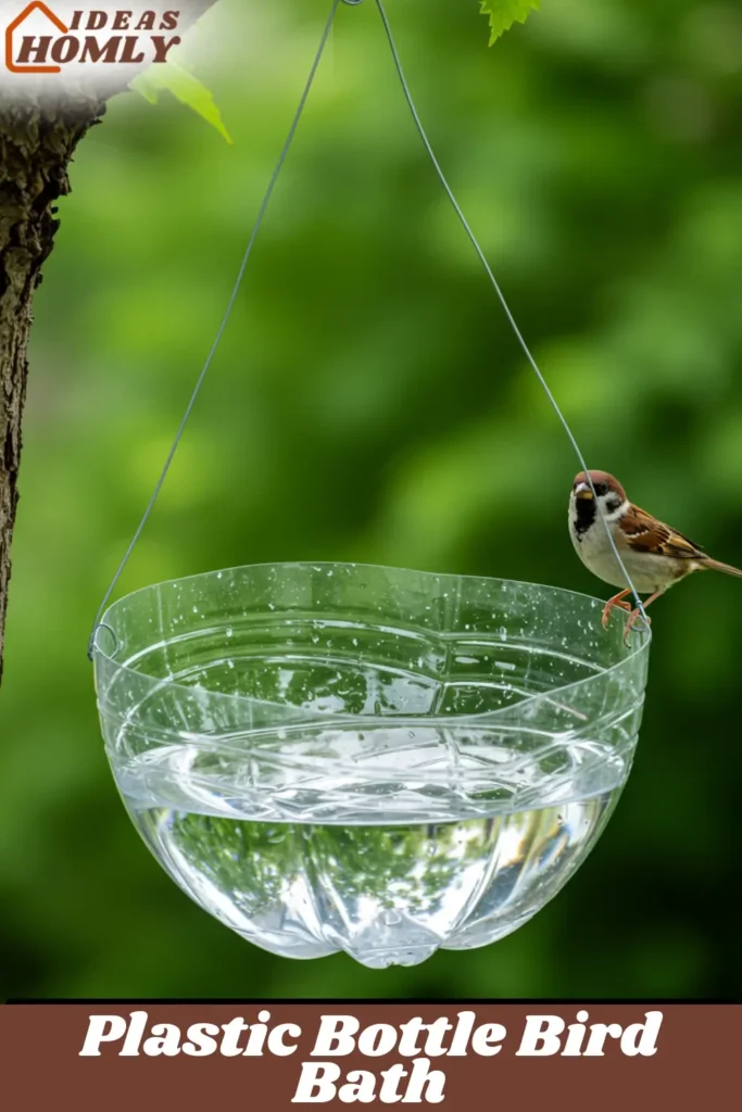 Plastic Bottle Bird Bath
