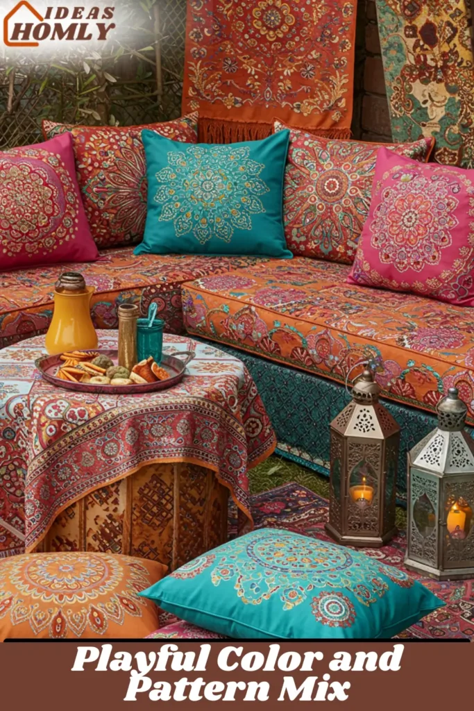 Playful Color and Pattern Mix
