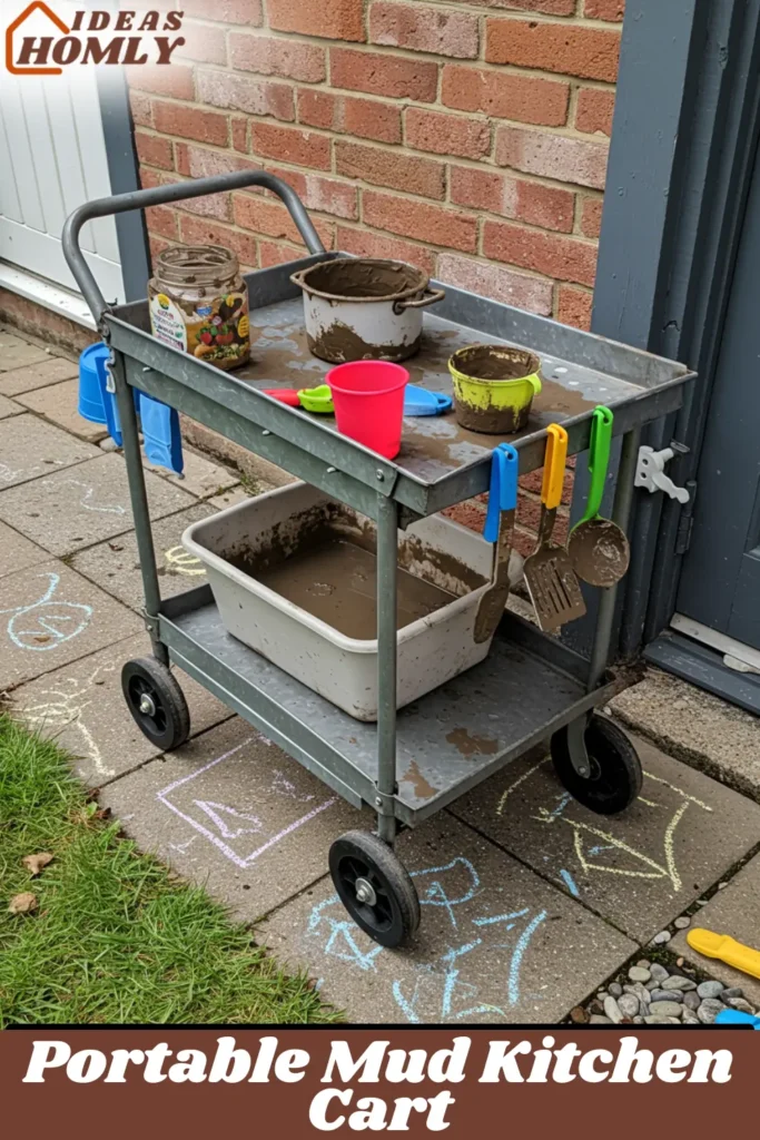 Portable Mud Kitchen Cart
