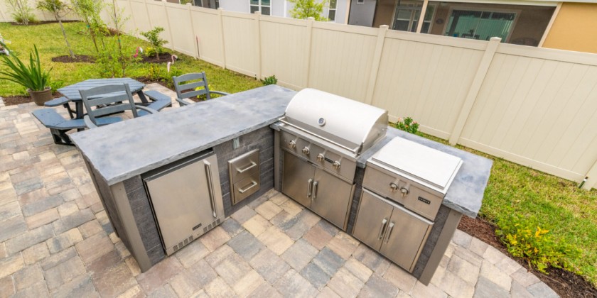 Prefabricated Countertop Kits outdoor kitchen