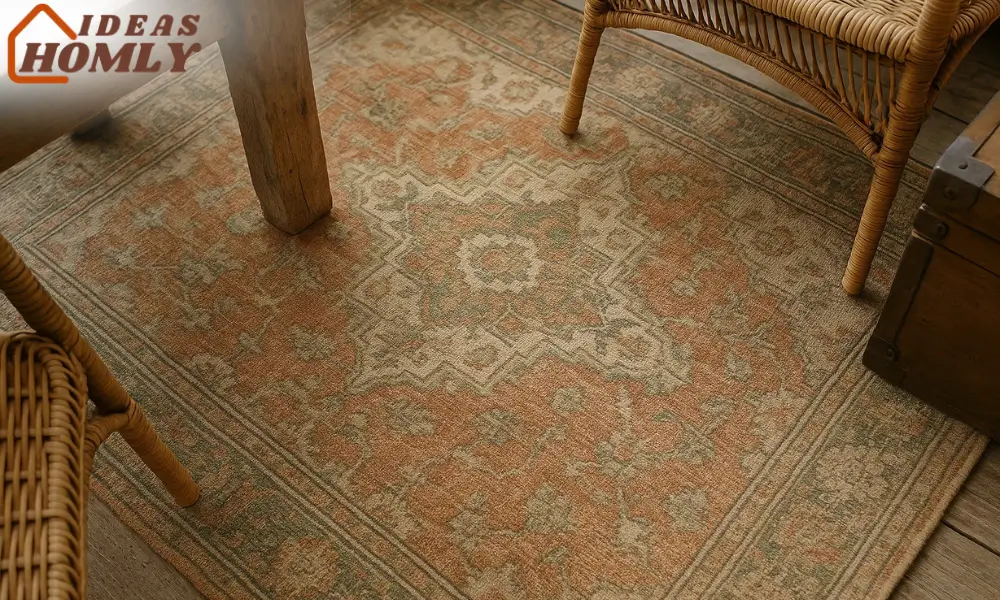 Rustic Hand-Knotted Rug