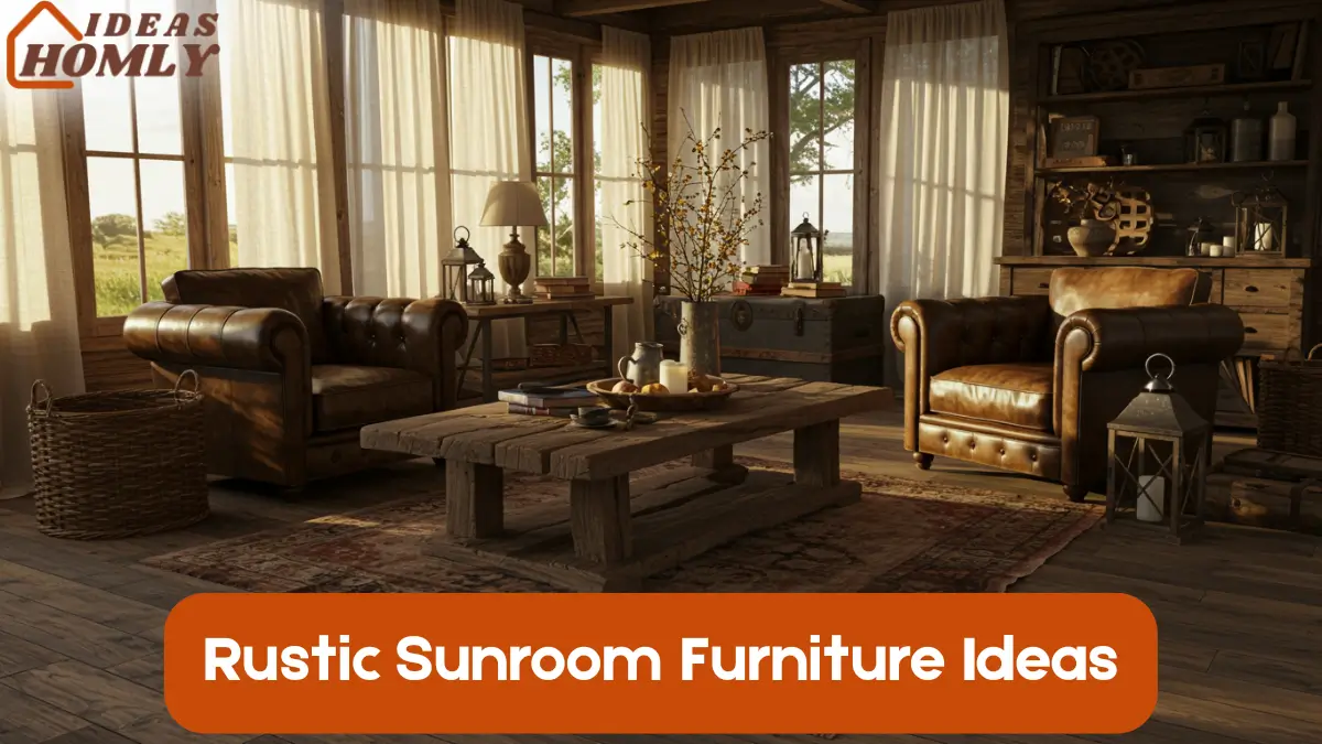 Rustic Sunroom Furniture Ideas