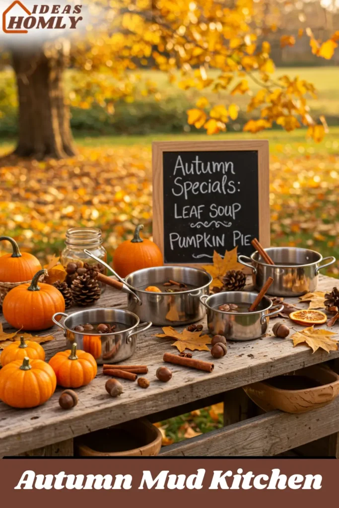 Seasonal Mud Kitchen (Spring Garden, Autumn Harvest)