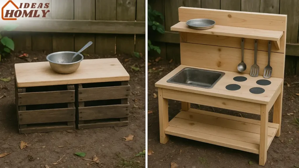 Simple vs. Complex Designs Of a Mud Kitchen