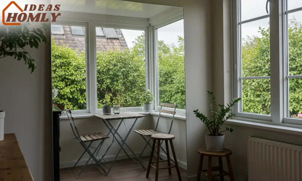 Small Sunroom Mirror Reflection
