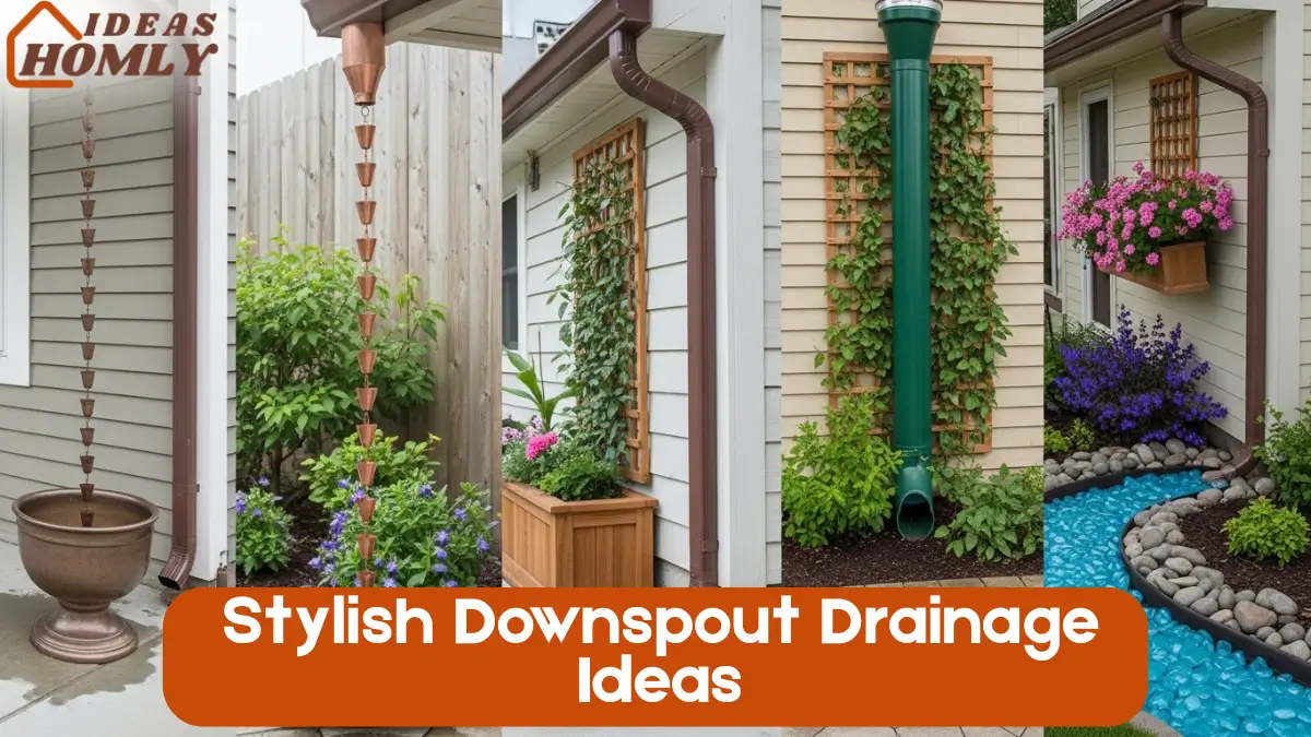 Stylish Downspout Drainage Ideas