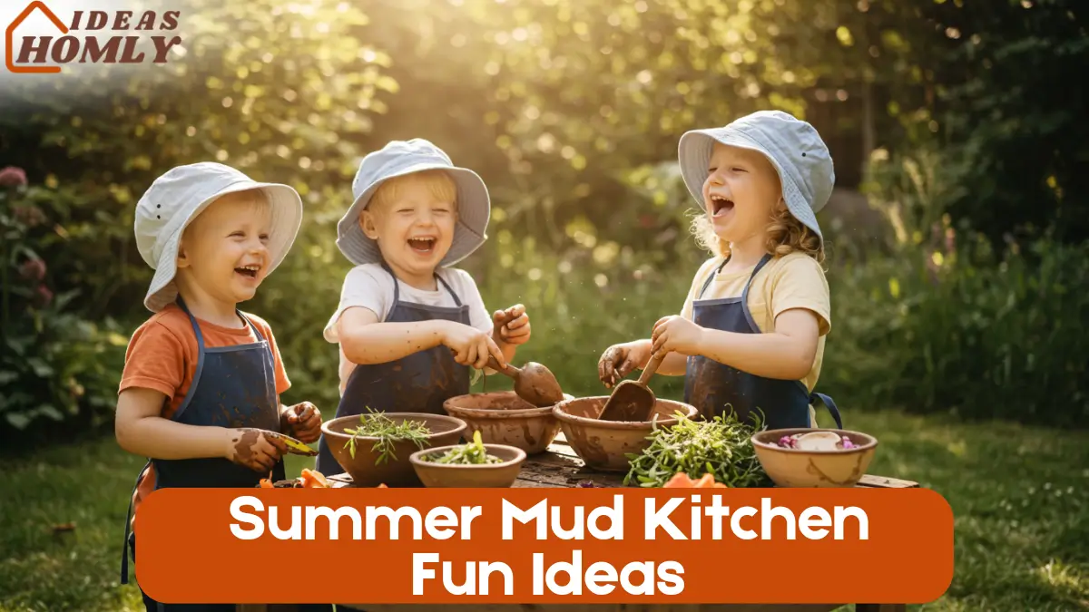 Summer Mud Kitchen Fun Ideas
