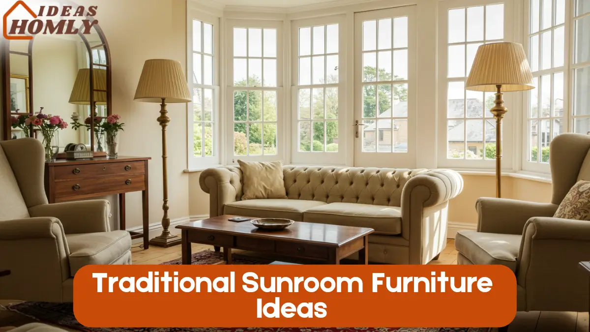 Traditional Sunroom Furniture Ideas